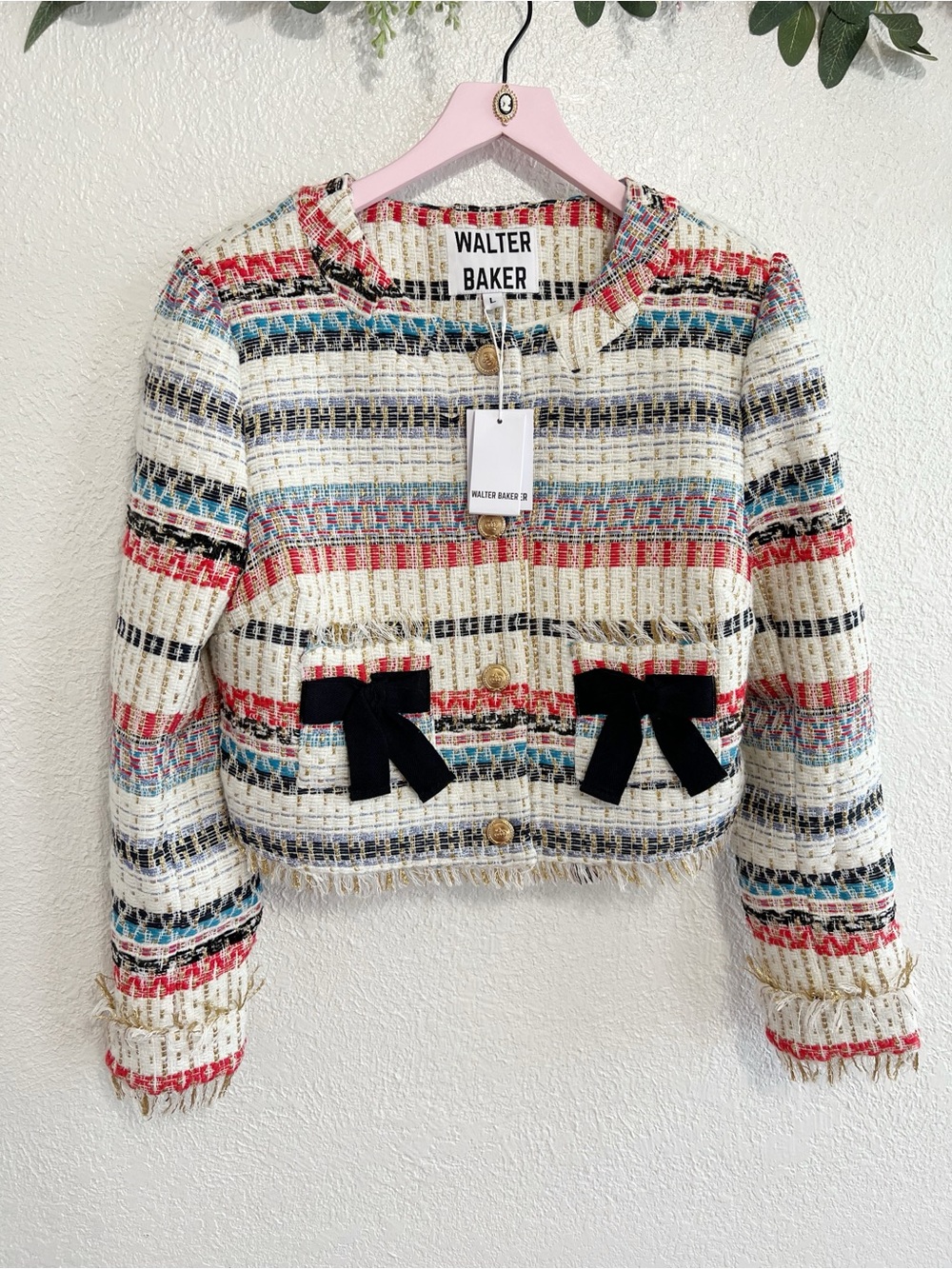 NWT Anthropologie Walter Baker Jones Tweed Jacket - Picture 4 of 10